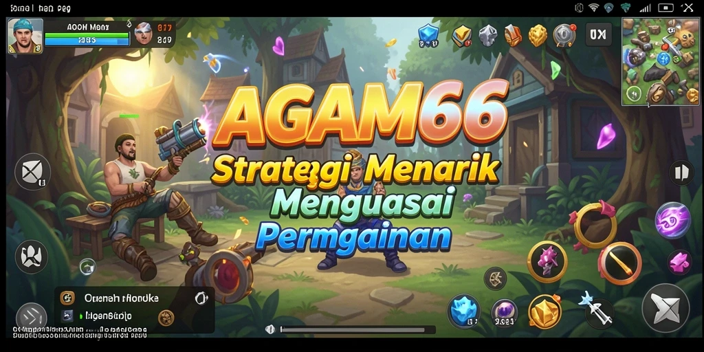 Tangkapan layar AGAM66 menampilkan pertempuran strategis yang mendebarkan.