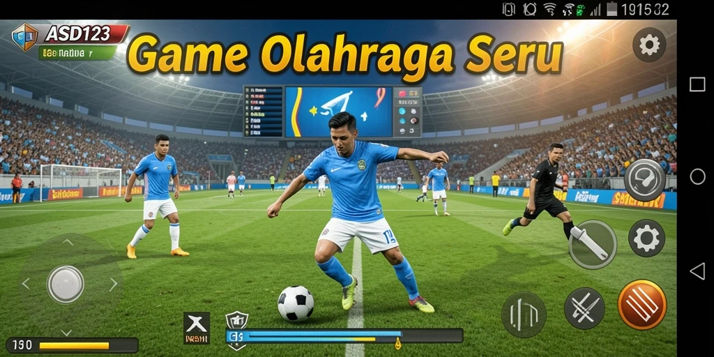 Screenshot dari gameplay seru ASD123 menampilkan aksi olahraga yang mendebarkan.