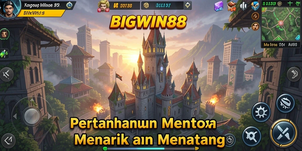 Gameplay menara pertahanan yang seru dan menantang.