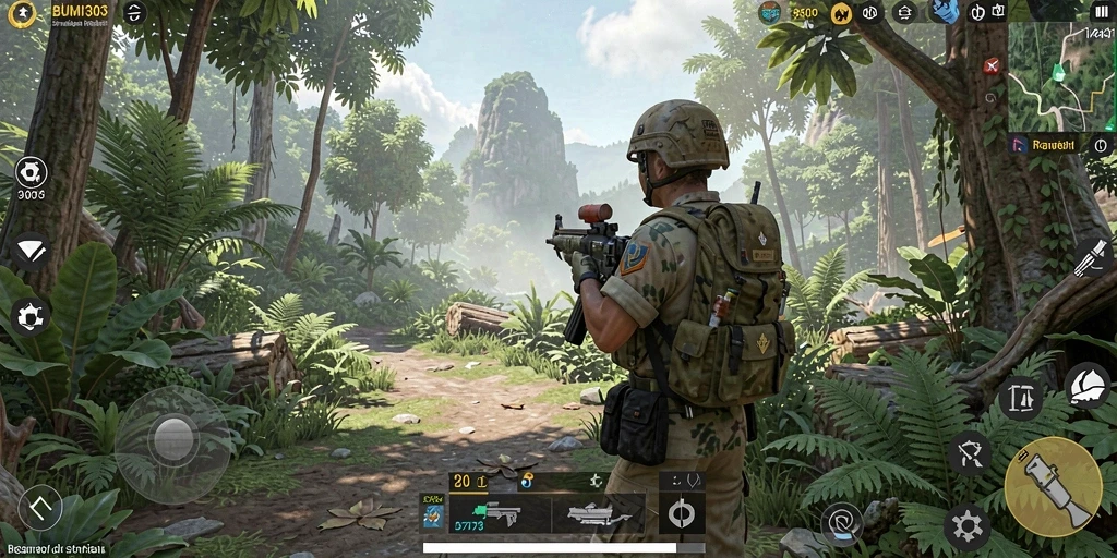 Tampilan menarik dari gameplay BUMI303 yang menawan.