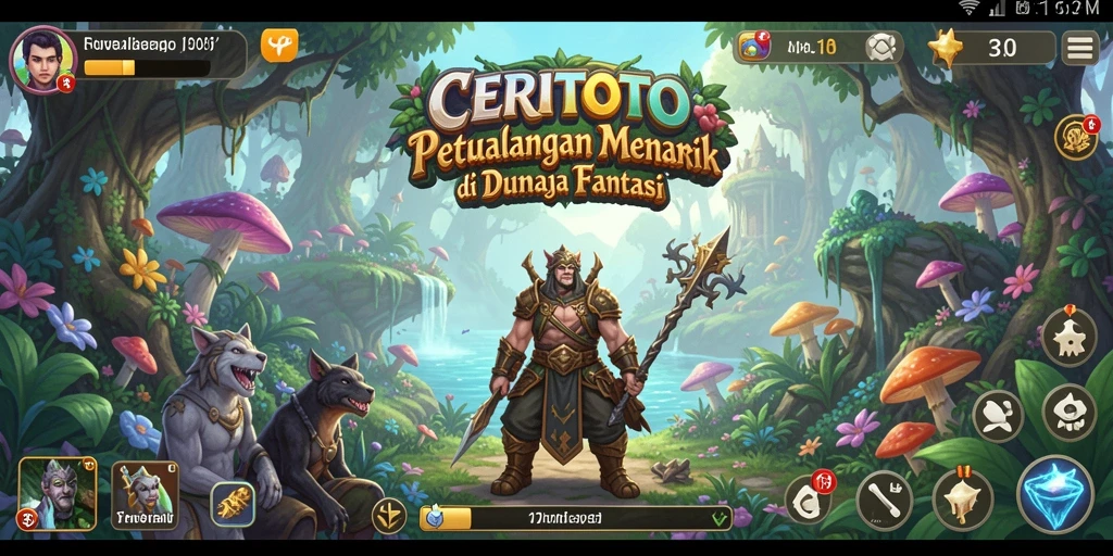 Gameplay menarik pada CERITOTO dengan berbagai tantangan petualangan.