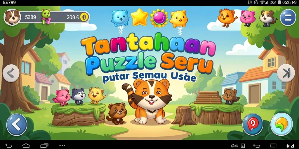 Tampilan gameplay menarik dari puzzle yang menantang di EE789.