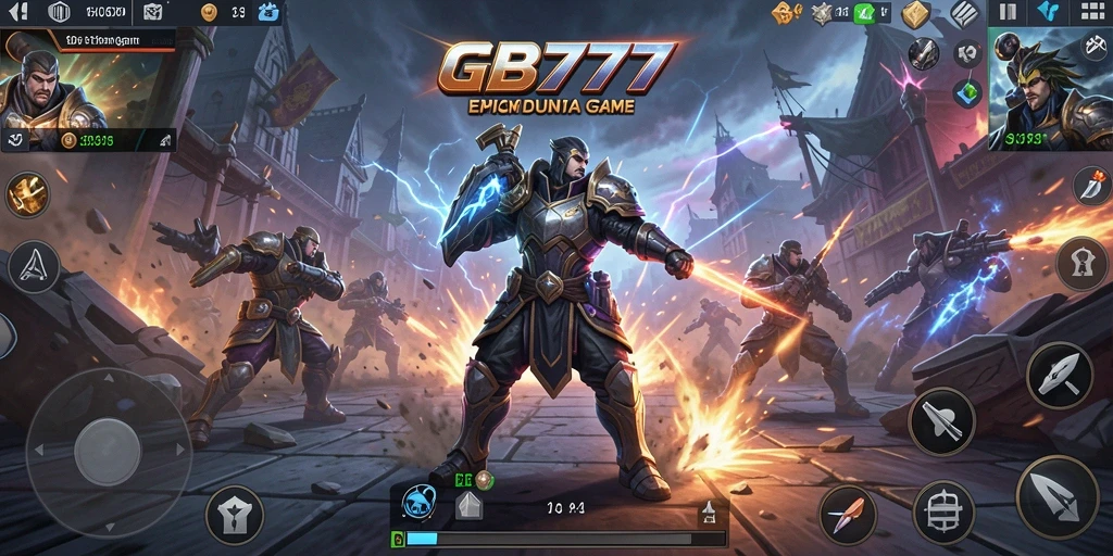 Screenshot Gameplay GB777 menampilkan pertarungan seru dengan grafik memukau.