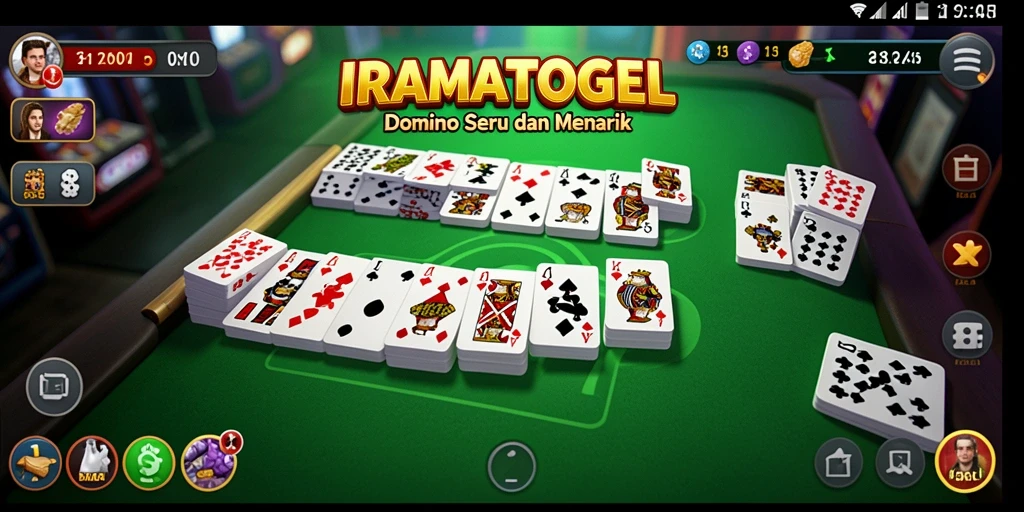 Tampilan gameplay Domino yang menarik dan interaktif.
