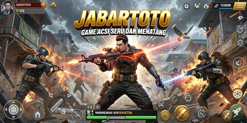 Tampilan gameplay JABARTOTO yang mendebarkan dan penuh aksi.