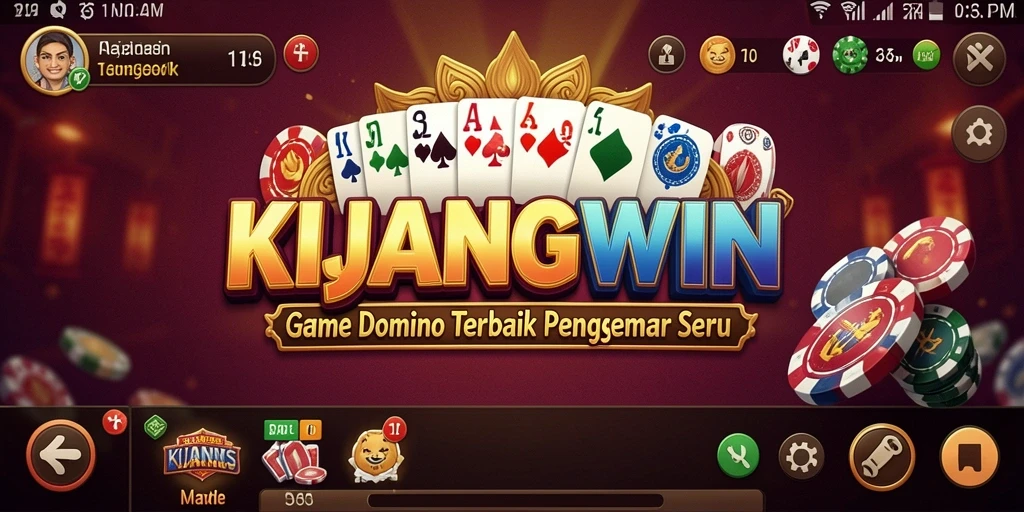Gameplay seru KIJANGWIN dalam permainan Domino yang menantang.