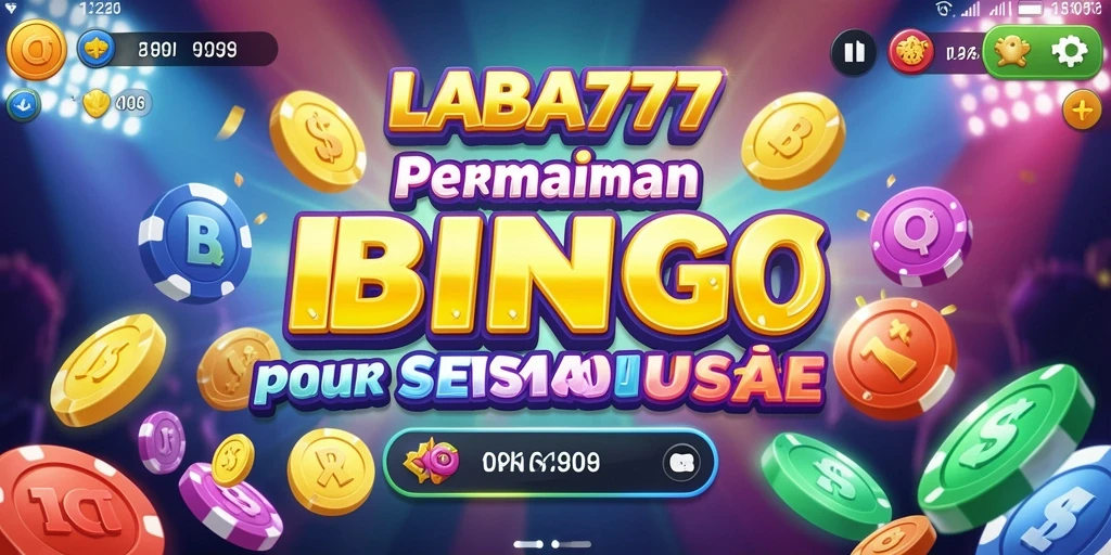 Tampilan gameplay Bingo yang menarik dan seru di LABA777.