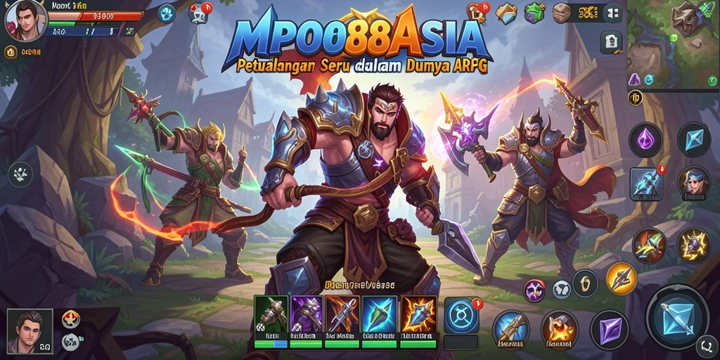Screenshot MPO88ASIA menampilkan pertarungan seru dalam gameplay ARPG.