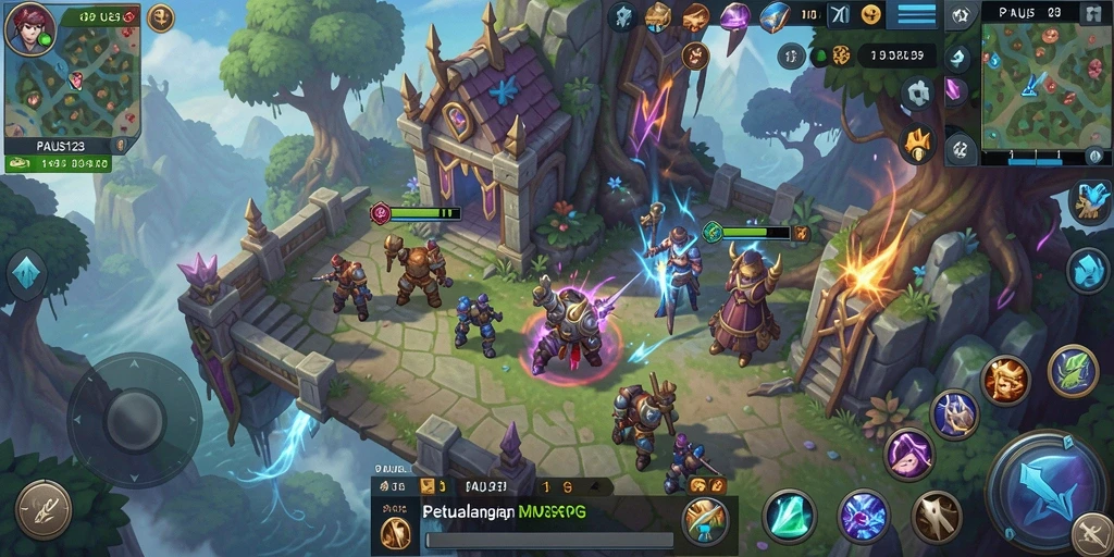 Gameplay <strong>PAUS123</strong> yang menakjubkan dan seru dalam dunia MMORPG.