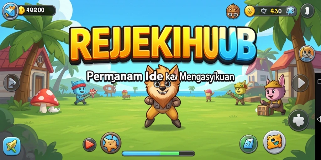 Tangkapan layar gameplay <strong>REJEKIHUB</strong> menunjukkan keseruan permainan Idle yang menenangkan.