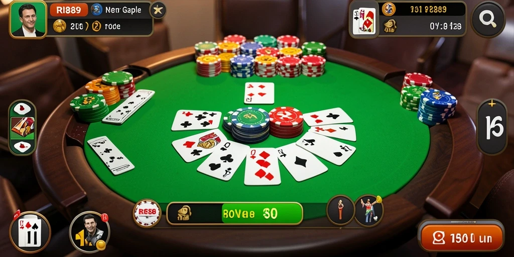 Tampilan gameplay RI889 yang menarik dan seru.