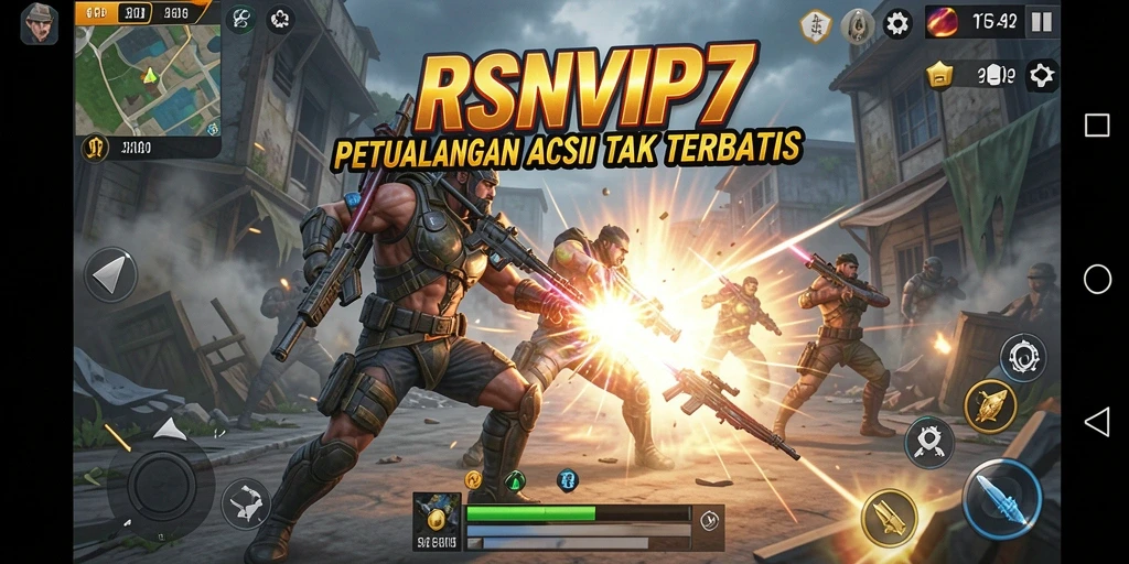 Tampilan aksi mendebarkan dalam gameplay RSNVIP7.